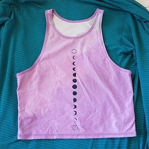Teeki XS/S Purple Clouds Crop Top